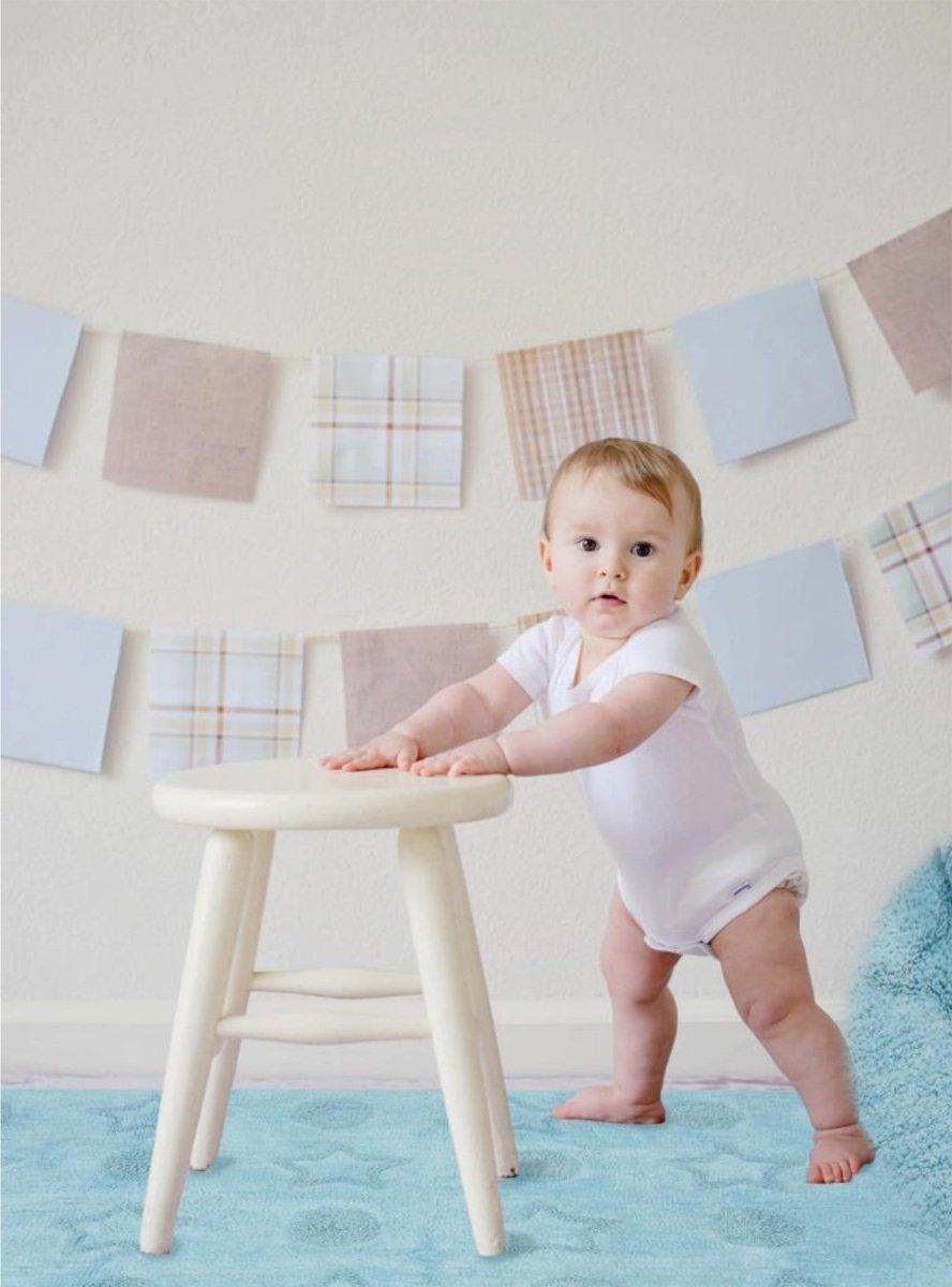 Alfombra Infantil Algodón 100% Lavable Planetas Aratextil Azul - Nanetes #